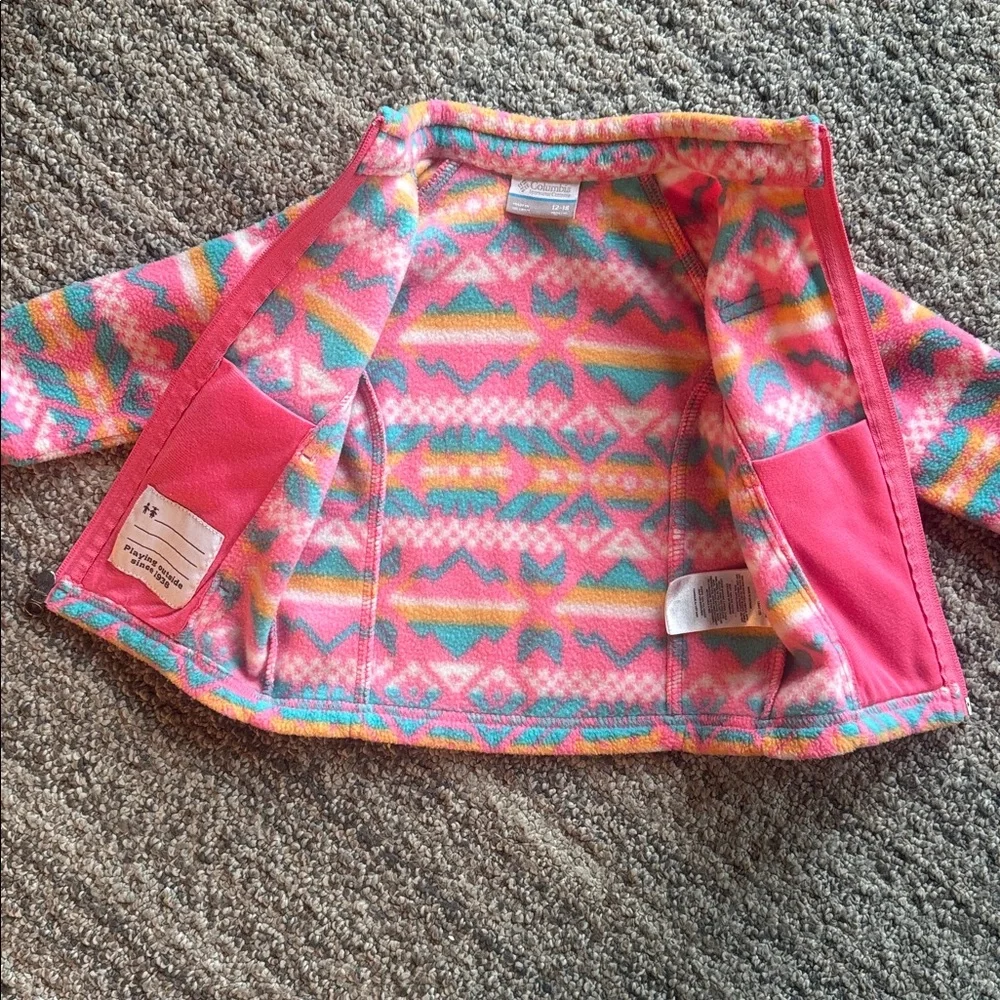 Columbia - Toddler Printed Fleece Jacket - Picture 2 of 4